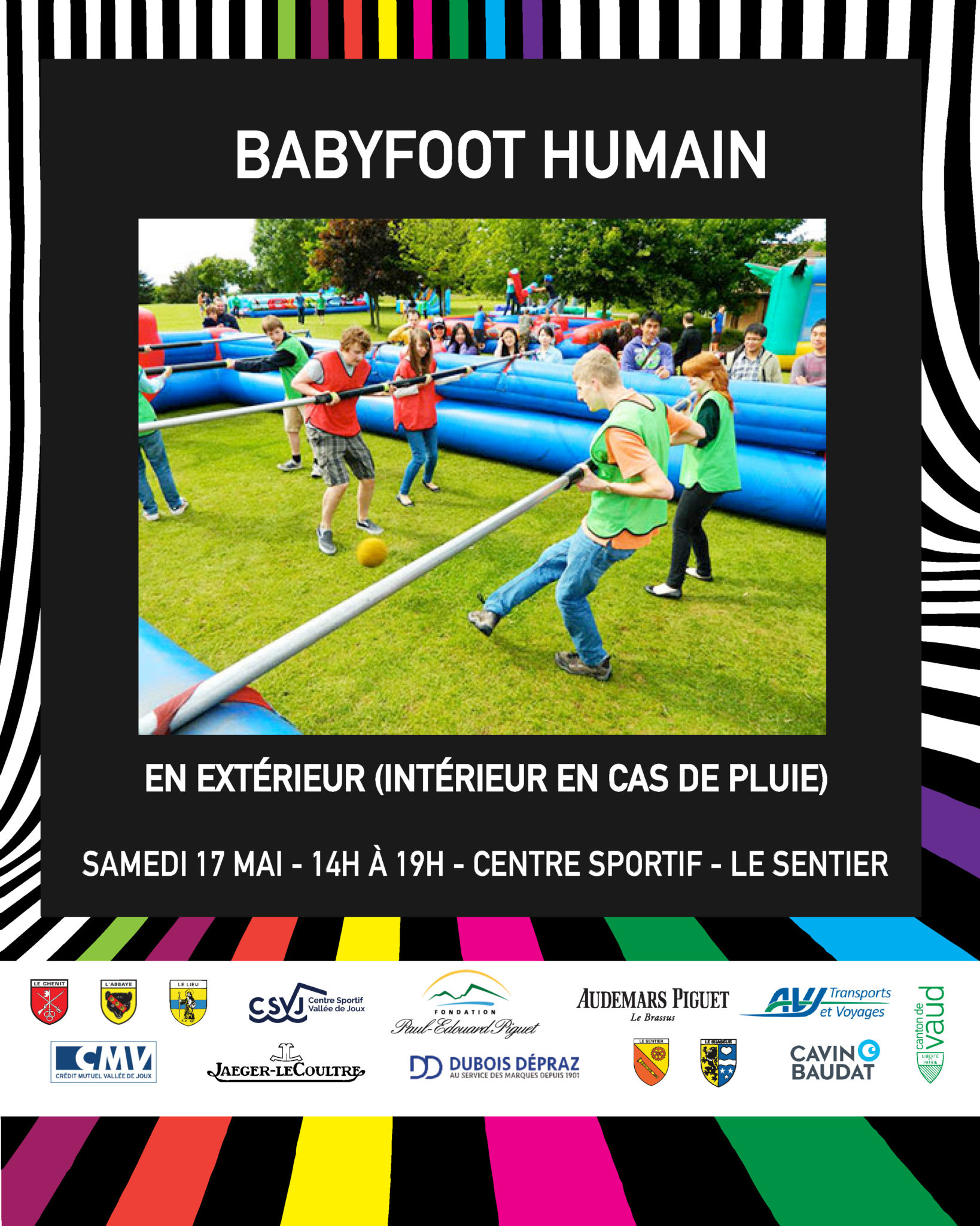 Animation-Babyfoot Humain